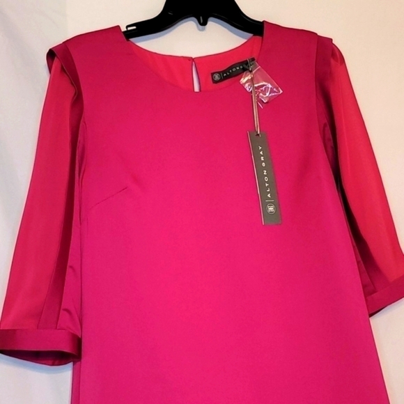 Alton Gray Three Quarter Sleeve Dress - Picture 8 of 16
